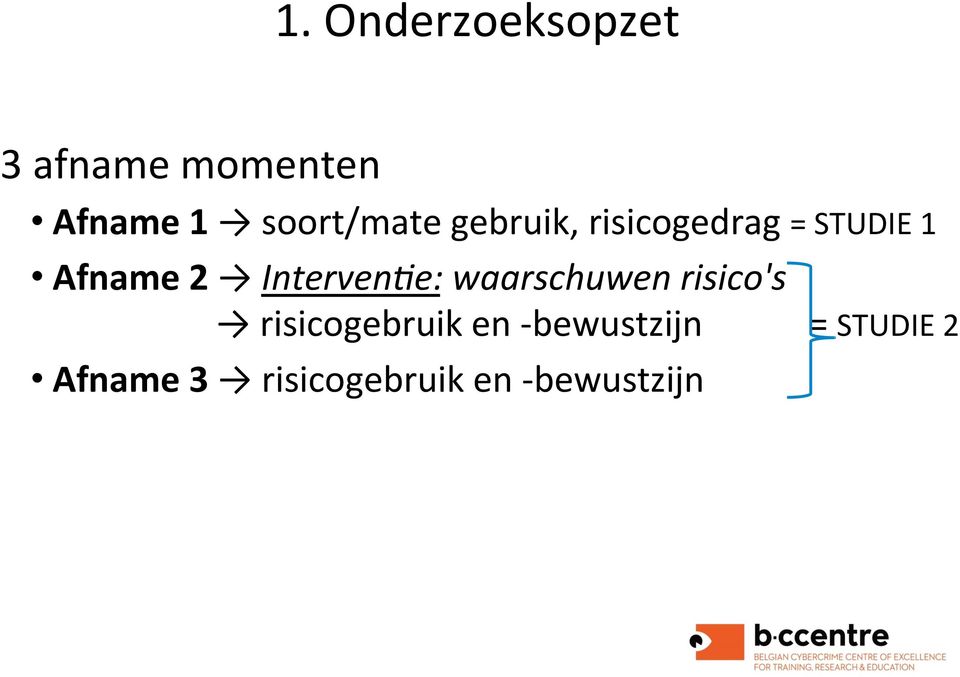 Interven0e: waarschuwen risico's risicogebruik en -