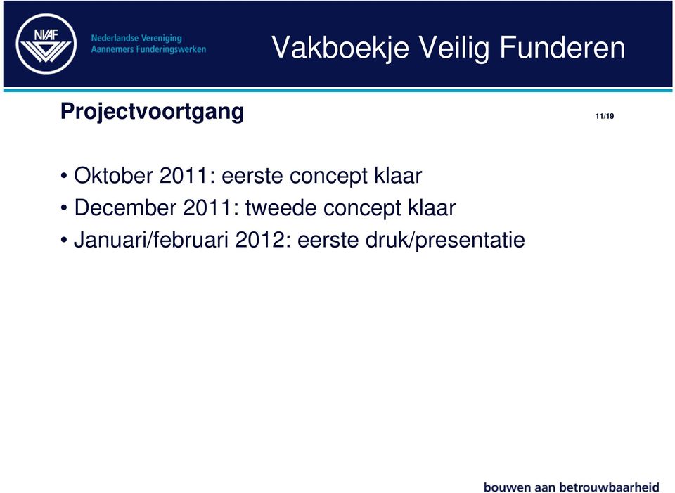 December 2011: tweede concept