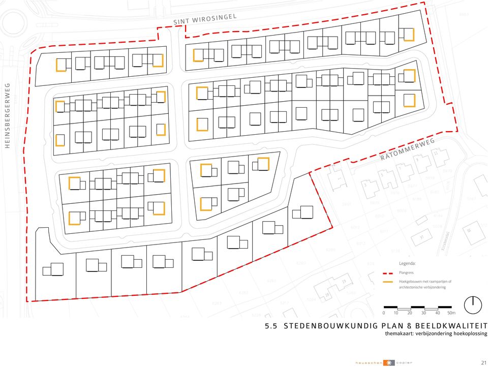 architectonische verbijzondering 0 10 20 30 40 50m 5.