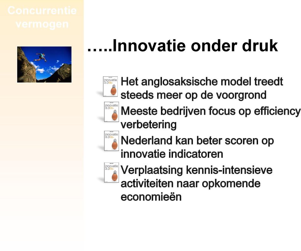 de voorgrond Meeste bedrijven focus op efficiency verbetering