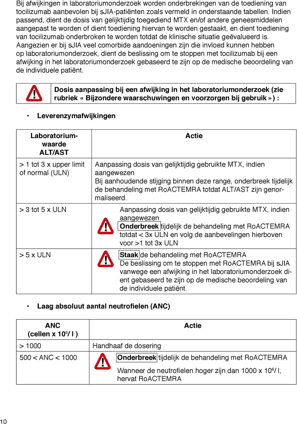 onderbroken te worden totdat de klinische situatie geëvalueerd is.