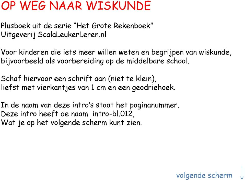 middelbare school.