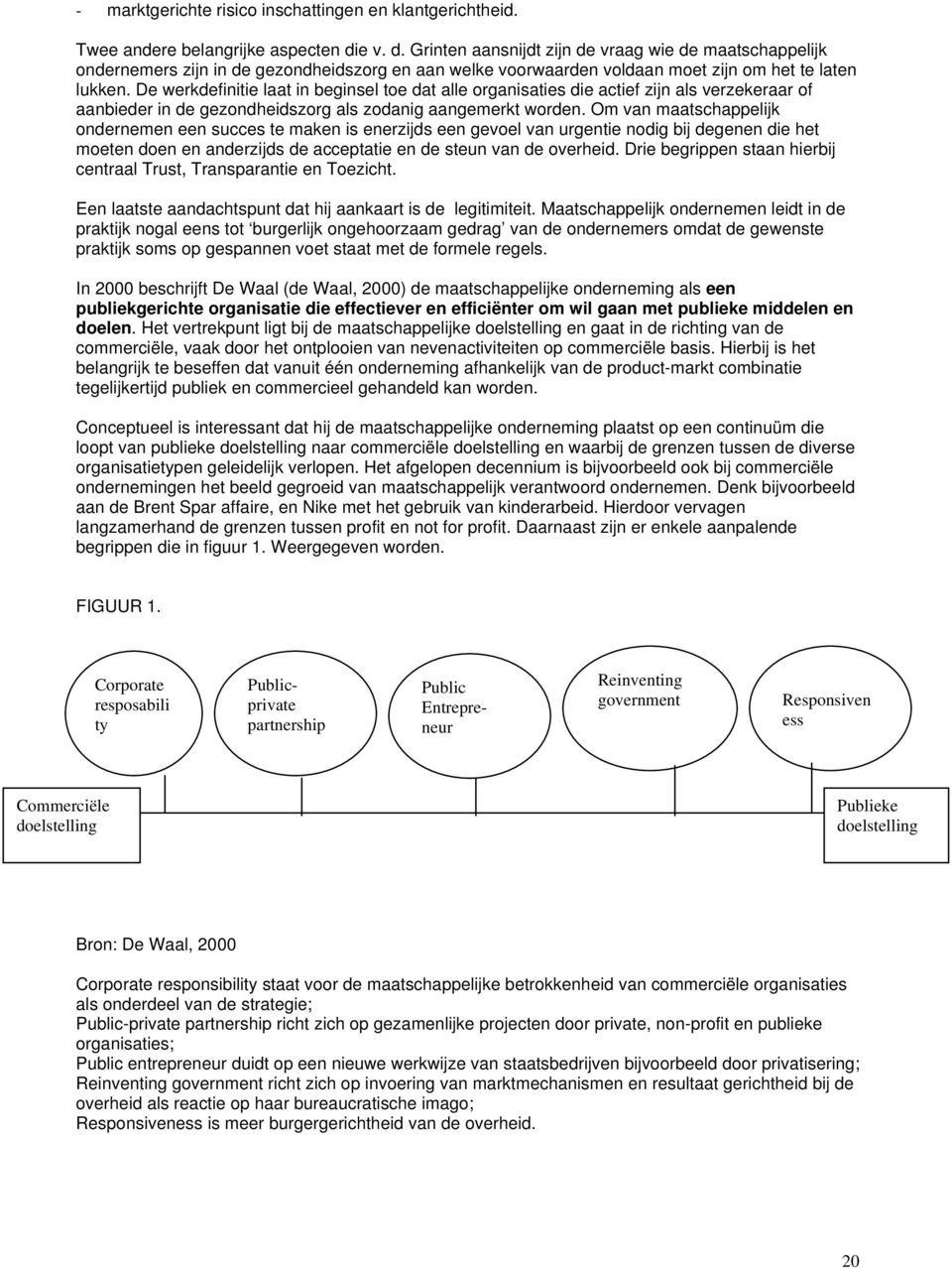 De werkdefinitie laat in beginsel toe dat alle organisaties die actief zijn als verzekeraar of aanbieder in de gezondheidszorg als zodanig aangemerkt worden.