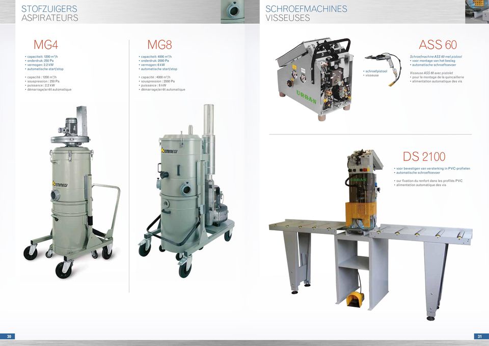 2 kw démarrage/arrêt automatique capaciteit: 4000 m³/h onderdruk: 2000 Pa vermogen: 6 kw automatische start/stop capacité : 4000 m³/h souspression : 2000 Pa puissance : 6 kw démarrage/arrêt