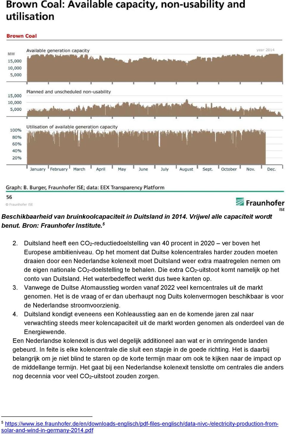 Op het moment dat Duitse kolencentrales harder zouden moeten draaien door een Nederlandse kolenexit moet Duitsland weer extra maatregelen nemen om de eigen nationale CO2-doelstelling te behalen.