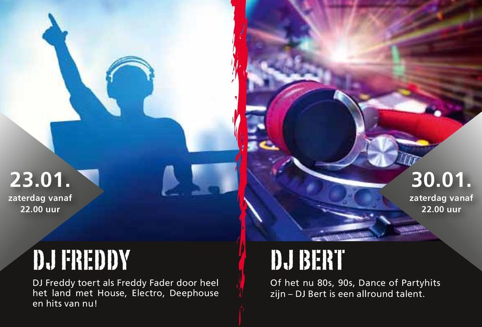 DJ FREDDY DJ BERT DJ Freddy toert als Freddy Fader