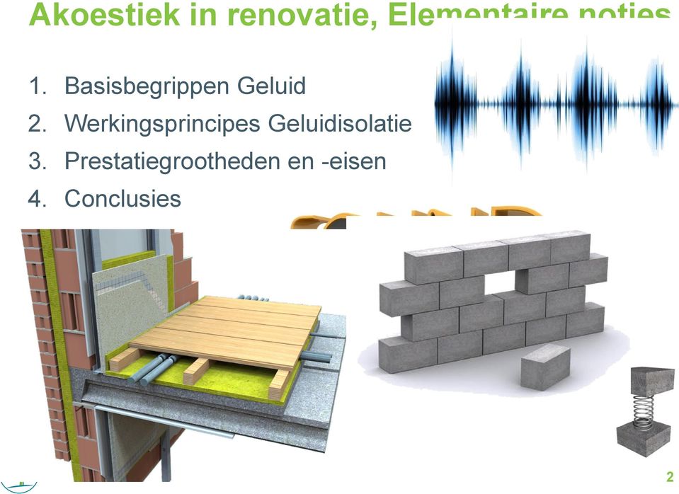 Werkingsprincipes Geluidisolatie 3.