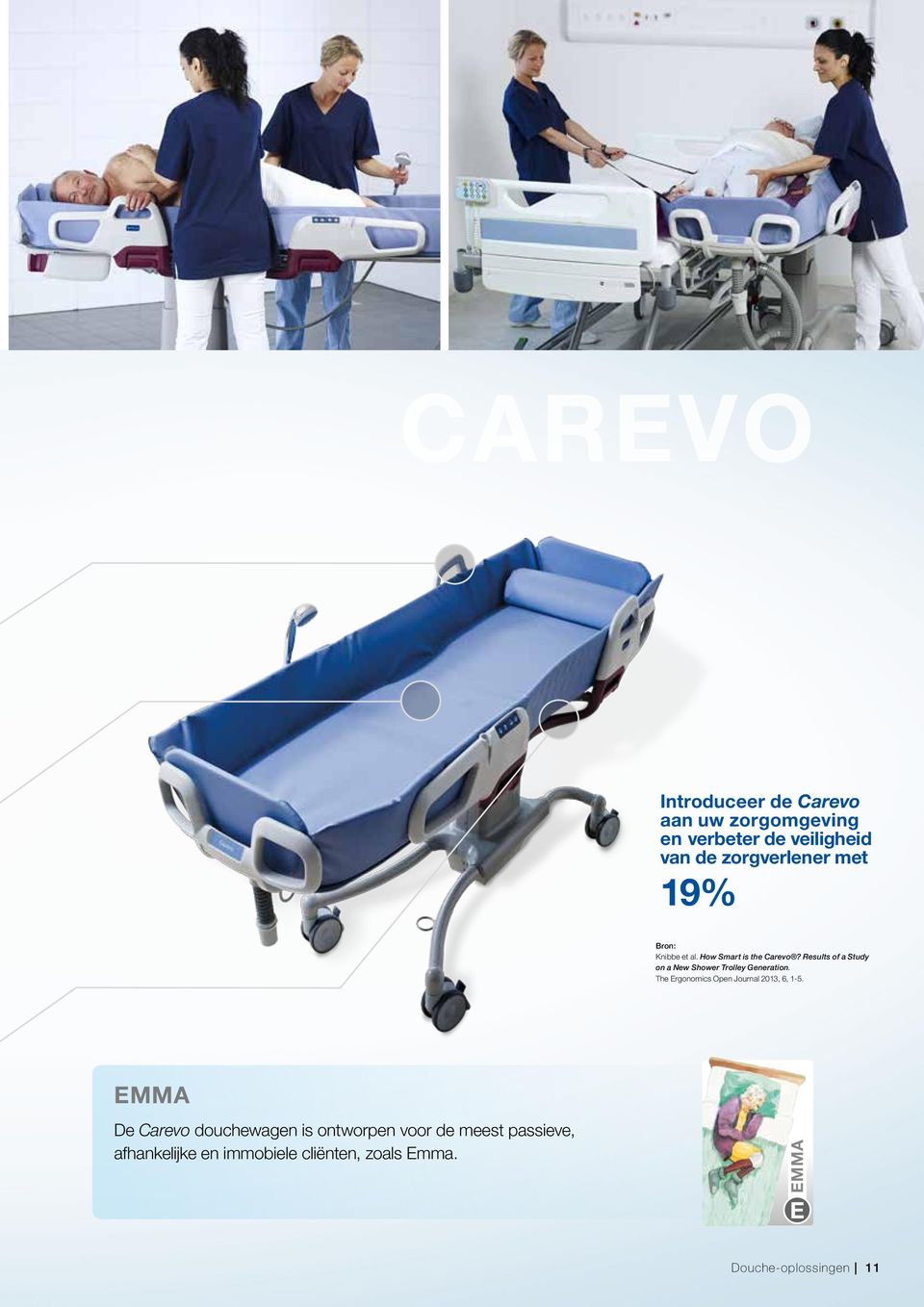 Results of a Study on a New Shower Trolley Generation. The Ergonomics Open Journal 2013, 6, 1-5.