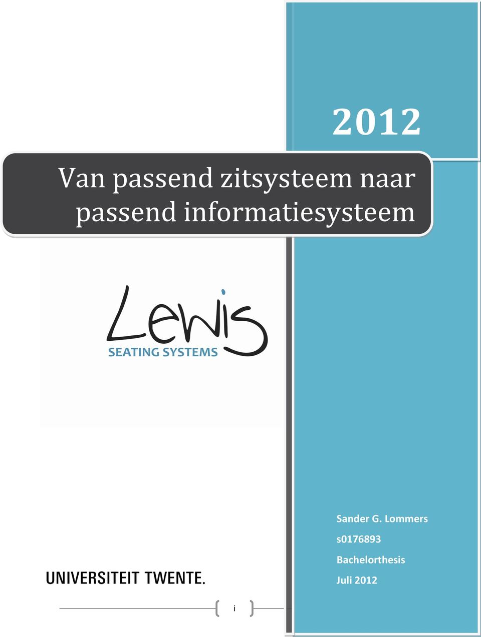 informatiesysteem Sander G.