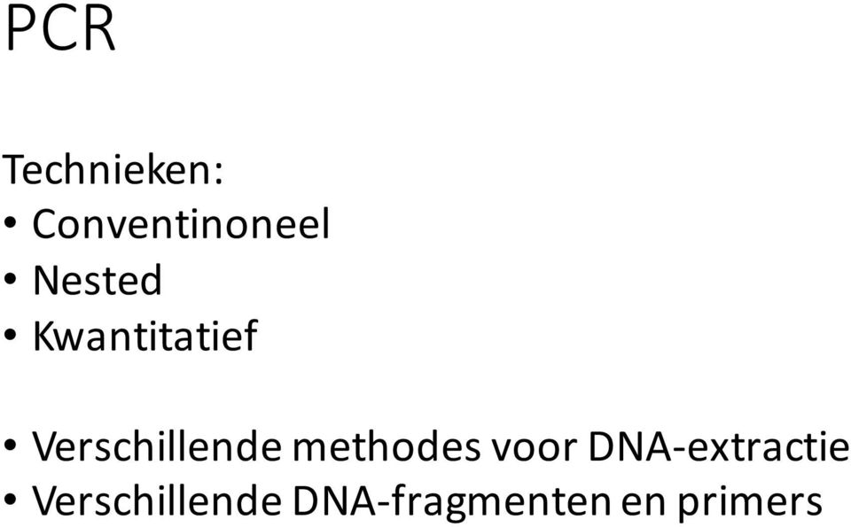 Verschillende methodes voor