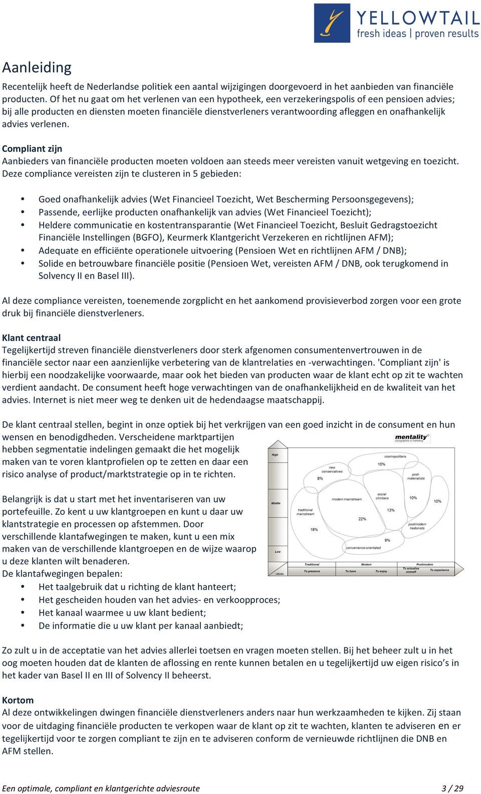 onafhankelijk advies verlenen. Compliant zijn Aanbieders van financiële producten moeten voldoen aan steeds meer vereisten vanuit wetgeving en toezicht.