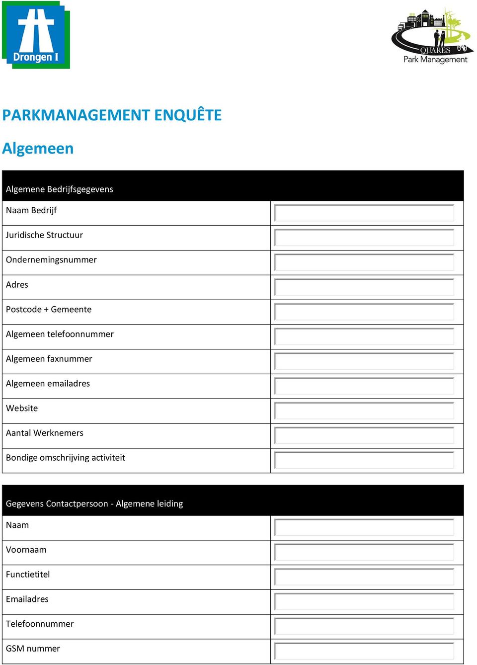 faxnummer Algemeen emailadres Website Aantal Werknemers Bondige omschrijving activiteit