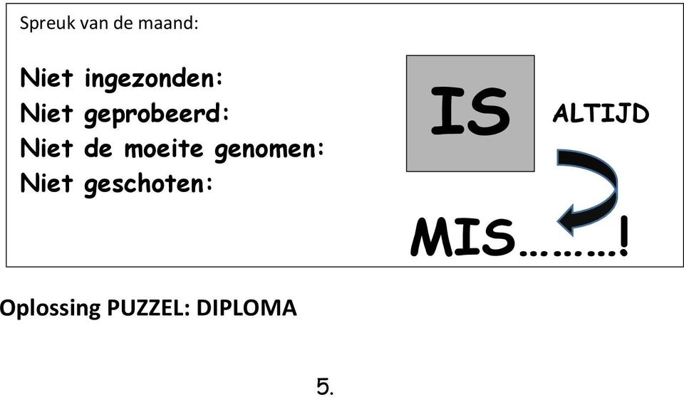 moeite genomen: Niet geschoten: IS