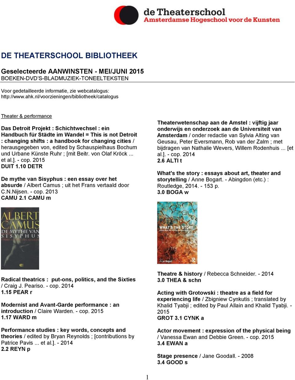 cities / herausgegeben von, edited by Schauspielhaus Bochum und Urbane Künste Ruhr ; [mit Beitr. von Olaf Kröck... et al.]. - cop. DUIT 1.
