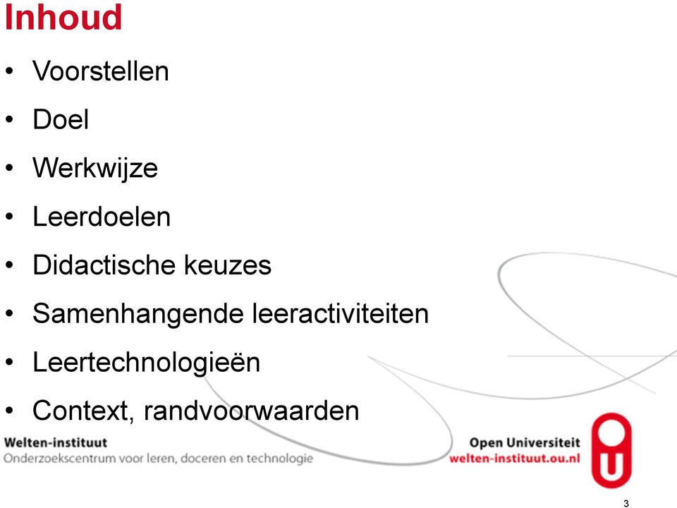 Samenhangende leeractiviteiten