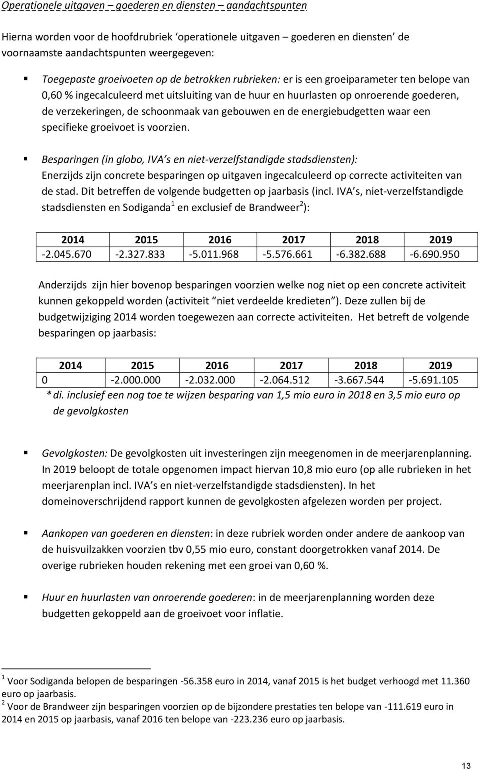 van gebouwen en de energiebudgetten waar een specifieke groeivoet is voorzien.