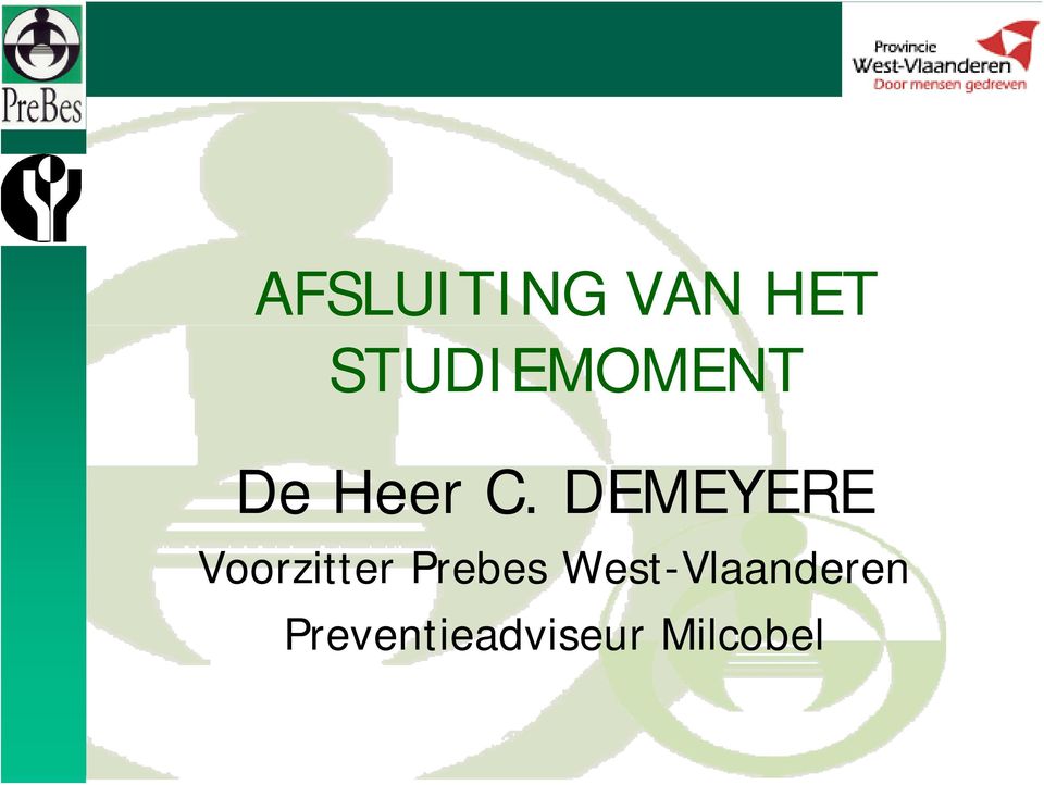 DEMEYERE Voorzitter Prebes