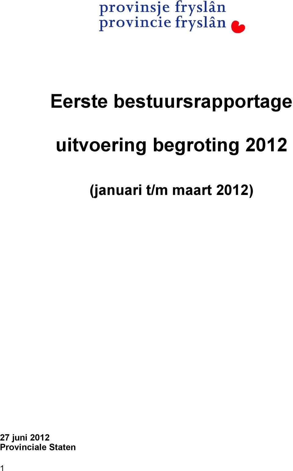 (januari t/m maart 2012) 27