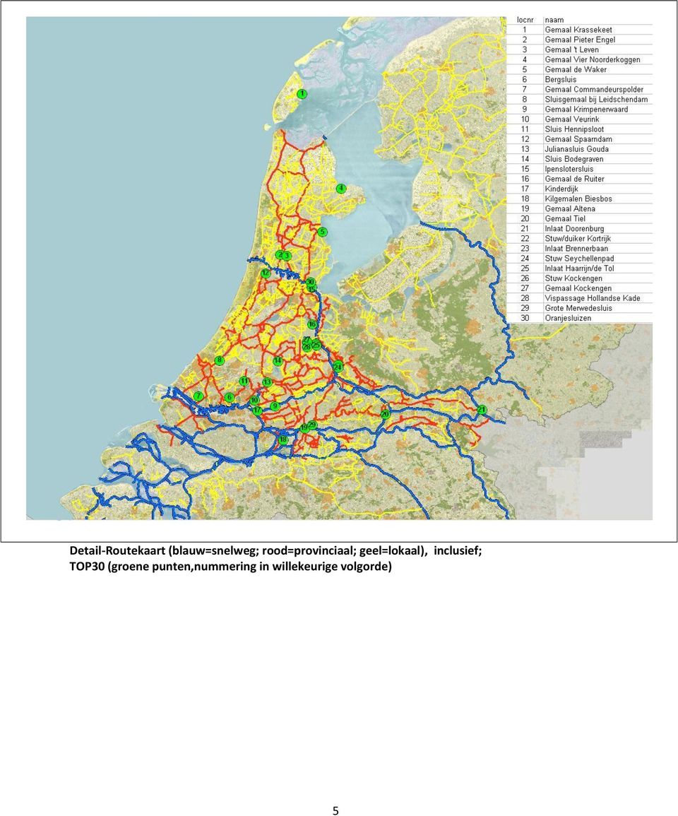 inclusief; TOP30 (groene