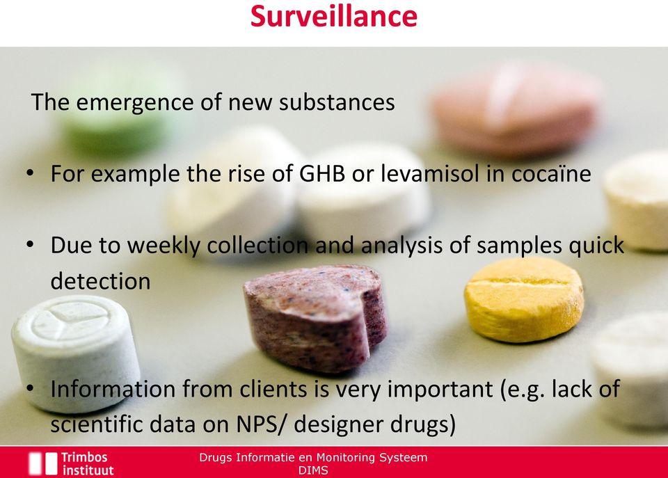 analysis of samples quick detection Information from clients is