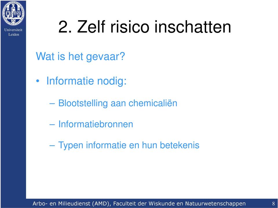 Informatiebronnen Typen informatie en hun betekenis