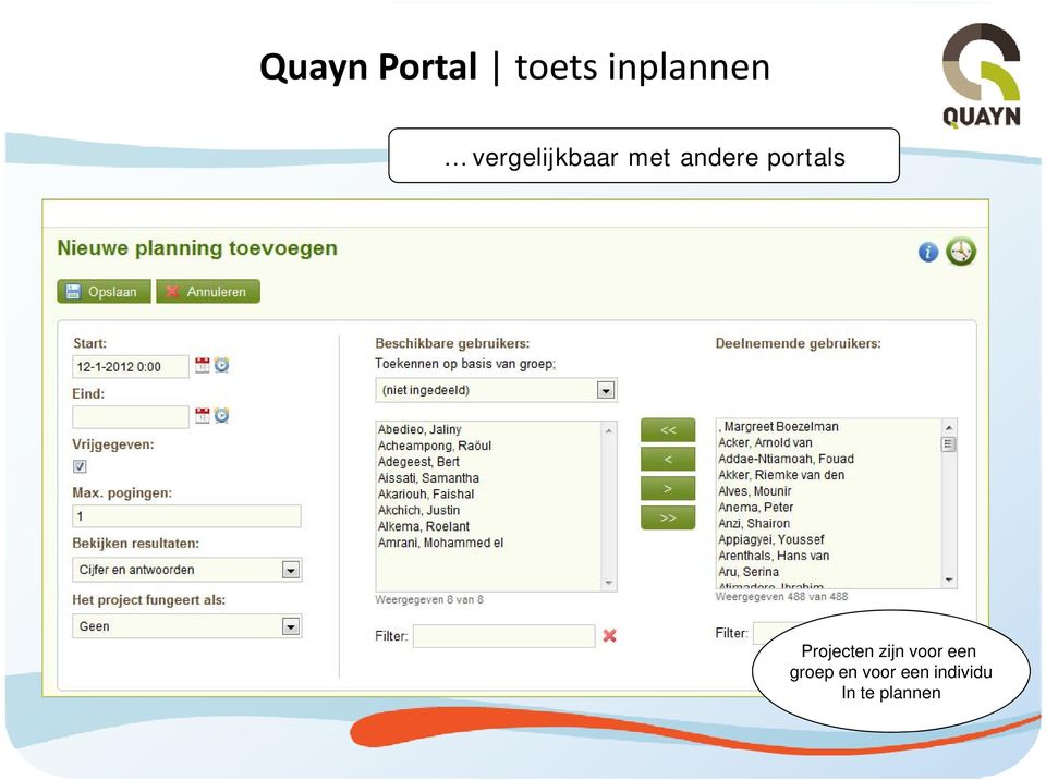 portals Projecten zijn voor een