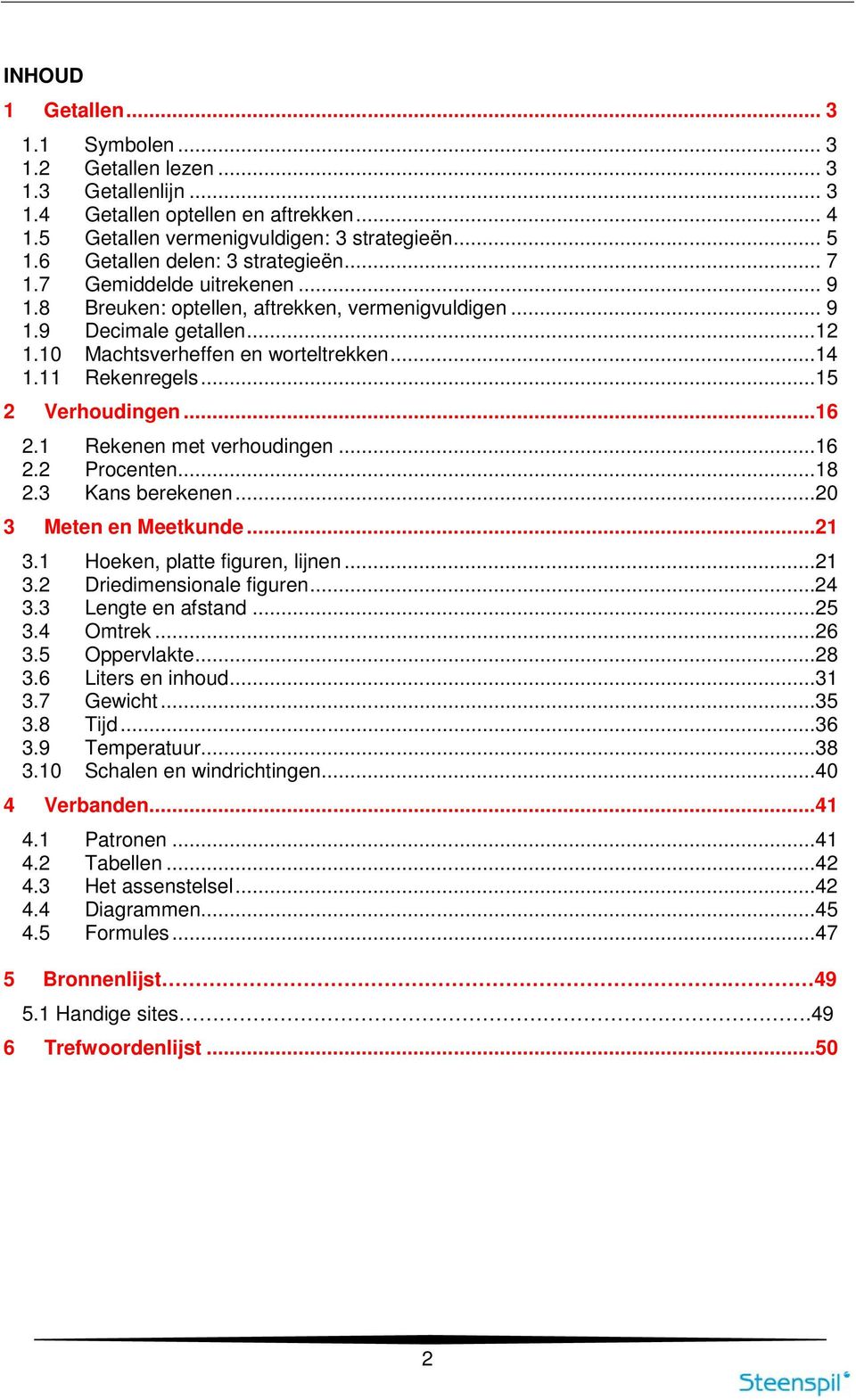 11 Rekenregels...15 2 Verhoudingen...16 2.1 Rekenen met verhoudingen...16 2.2 Procenten...18 2.3 Kans berekenen...20 3 Meten en Meetkunde...21 3.1 Hoeken, platte figuren, lijnen...21 3.2 Driedimensionale figuren.