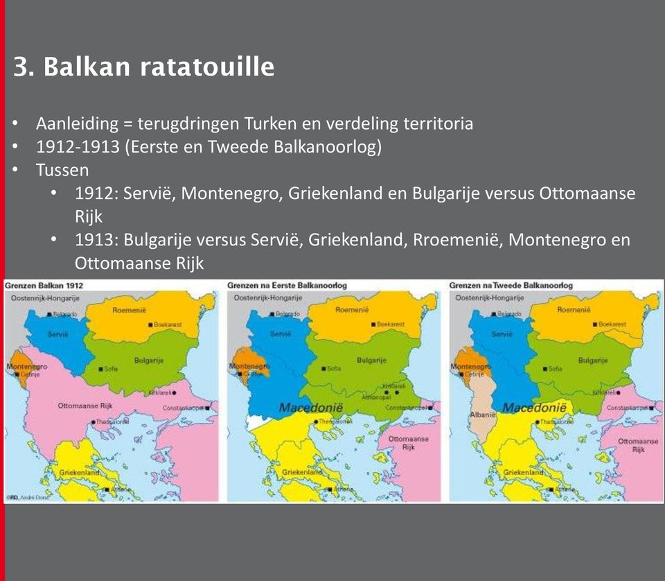 Servië, Montenegro, Griekenland en Bulgarije versus Ottomaanse Rijk