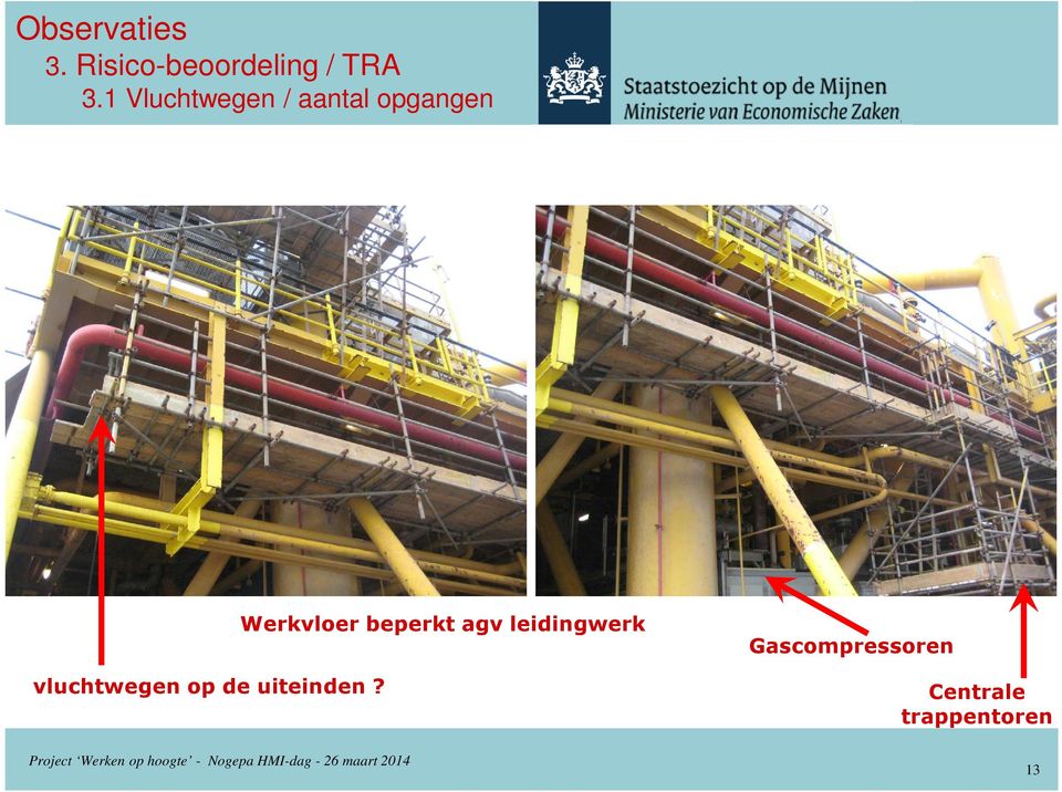 vluchtwegen op de uiteinden?