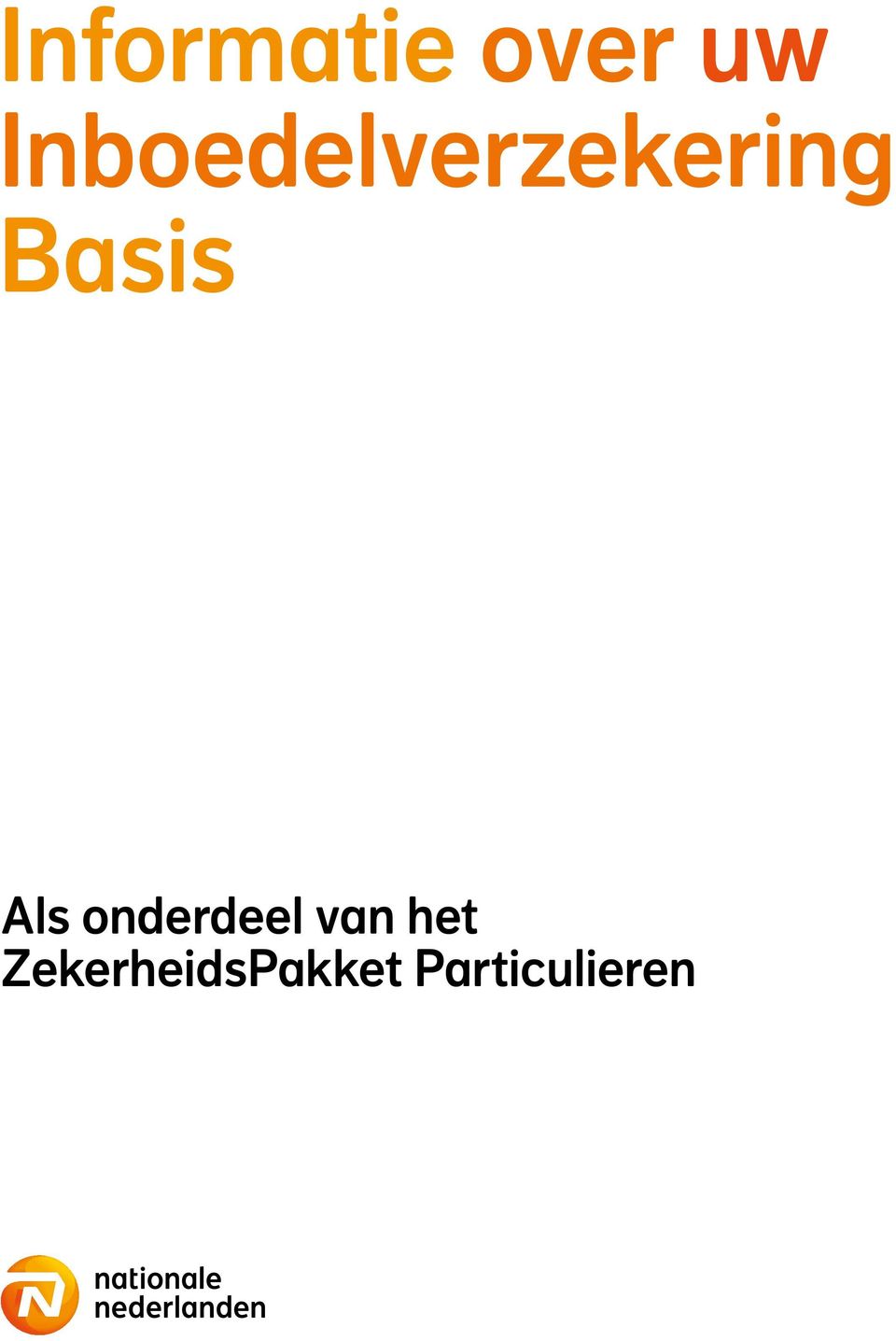 Basis Als onderdeel van