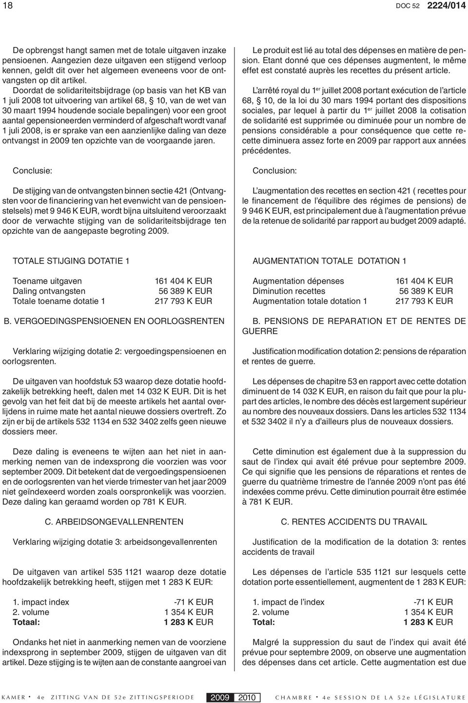 Doordat de solidariteitsbijdrage (op basis van het KB van 1 juli 2008 tot uitvoering van artikel 68, 10, van de wet van 30 maart 1994 houdende sociale bepalingen) voor een groot aantal