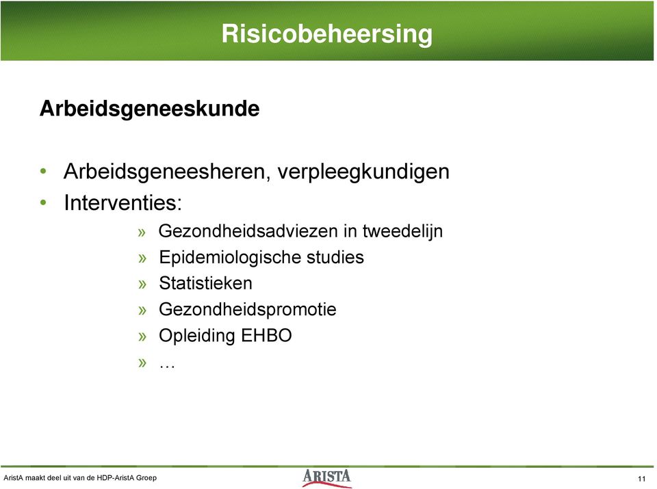 tweedelijn» Epidemiologische studies» Statistieken»