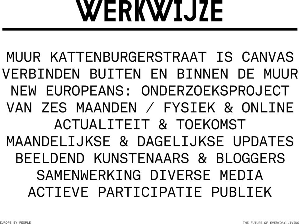 TOEKOMST MAANDELIJKSE & DAGELIJKSE UPDATES BEELDEND KUNSTENAARS & BLOGGERS