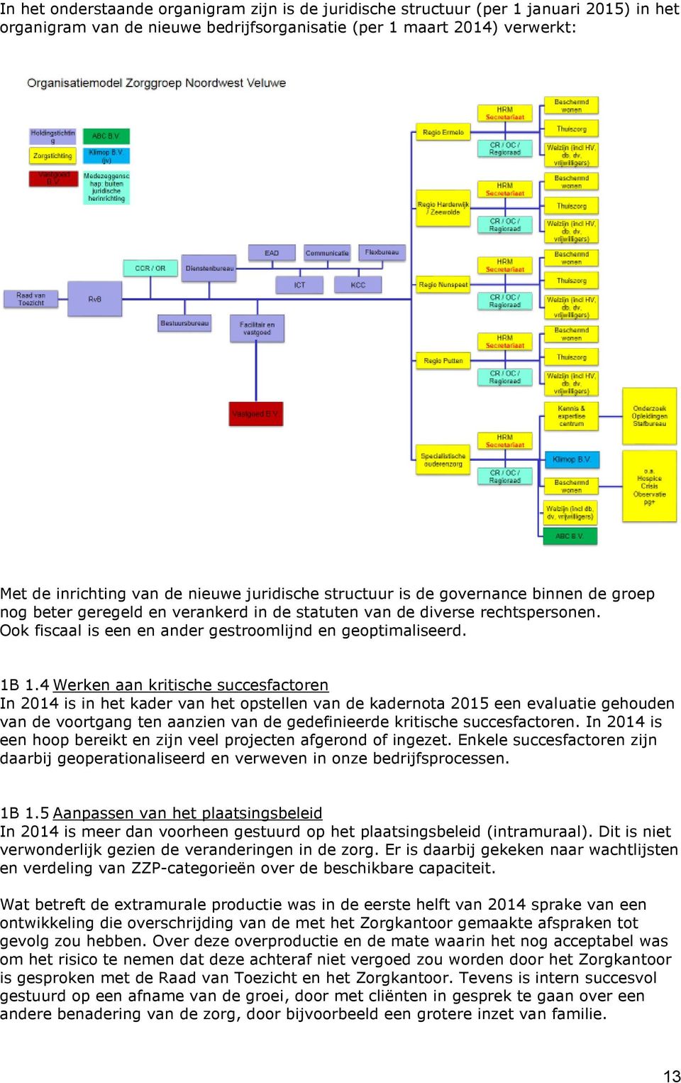 4 Werken aan kritische succesfactoren In 2014 is in het kader van het opstellen van de kadernota 2015 een evaluatie gehouden van de voortgang ten aanzien van de gedefinieerde kritische succesfactoren.