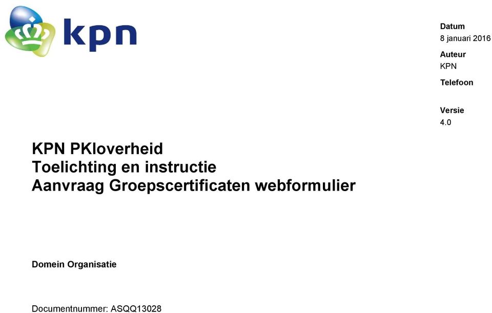 Groepscertificaten webformulier