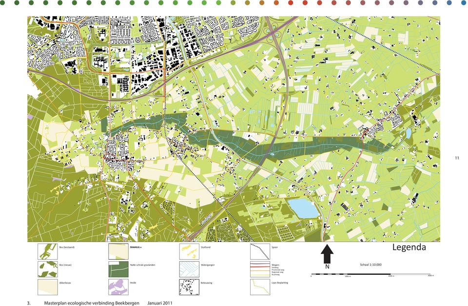 Heide Masterplan ecologische verbinding Beekbergen Bebouwing Januari 2011