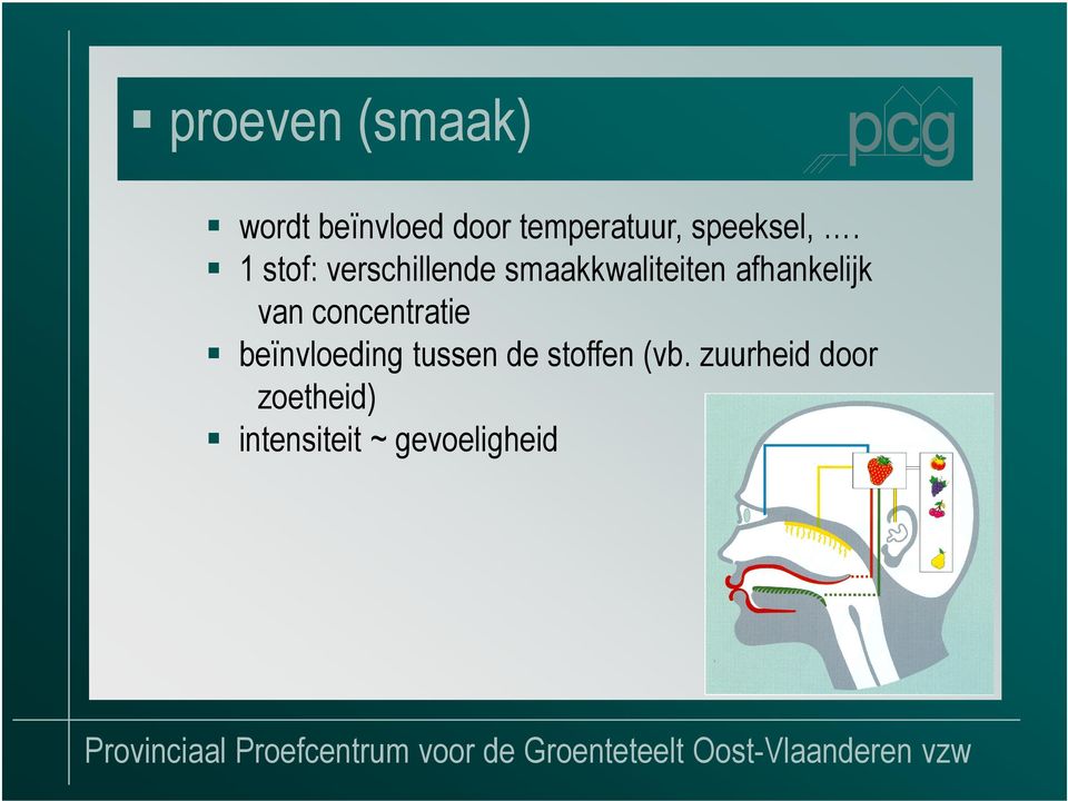 1 stof: verschillende smaakkwaliteiten afhankelijk