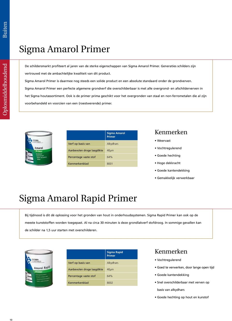 Sigma Amarol Primer een perfecte algemene grondverf die overschilderbaar is met alle overgrond- en afschilderverven in het Sigma houtassortiment.