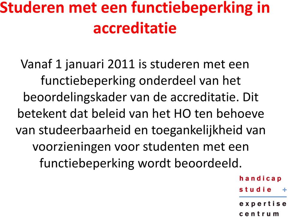 accreditatie.