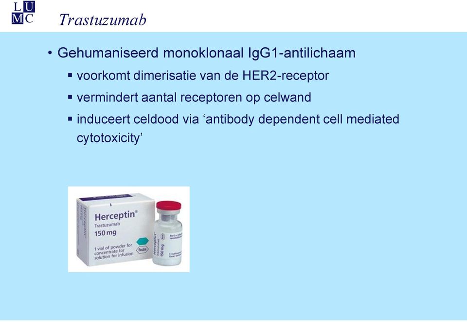 HER2-receptor vermindert aantal receptoren op