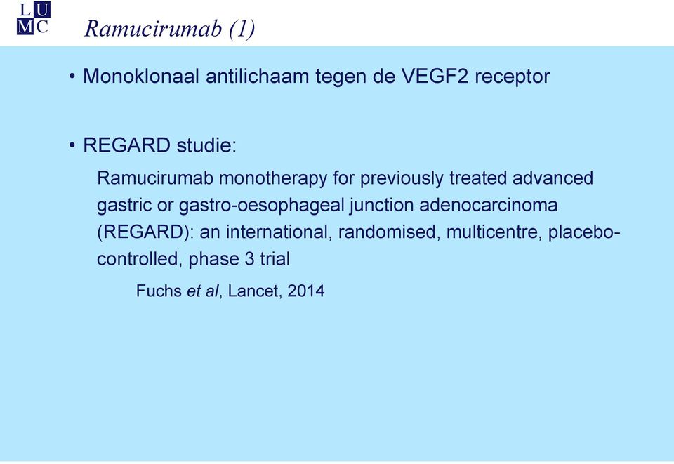 gastro-oesophageal junction adenocarcinoma (REGARD): an international,