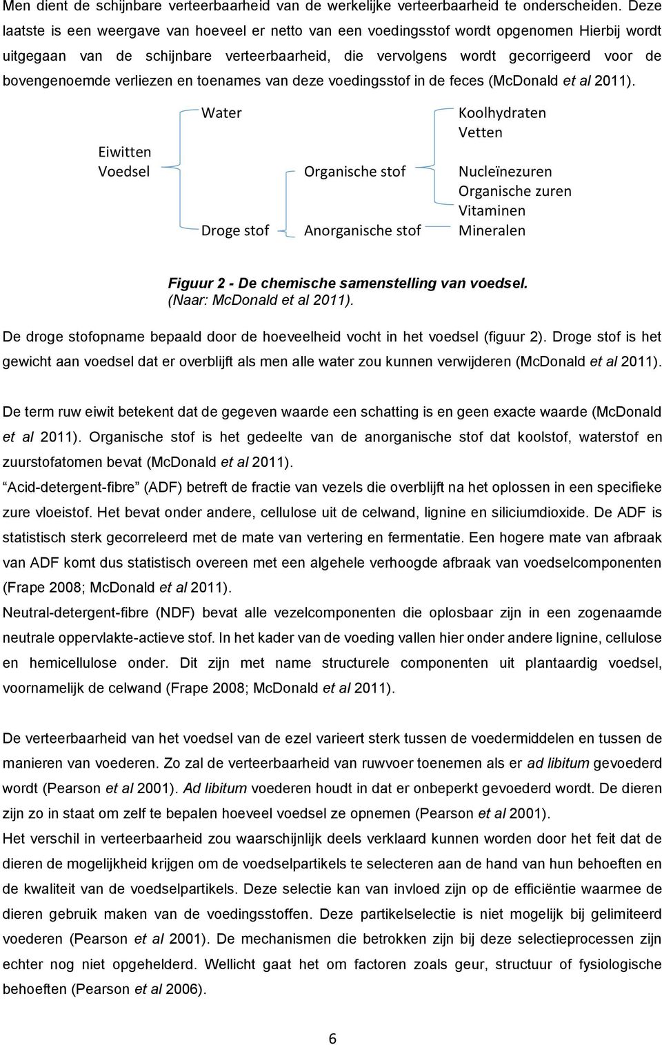 bovengenoemde verliezen en toenames van deze voedingsstof in de feces (McDonald et al 2011).