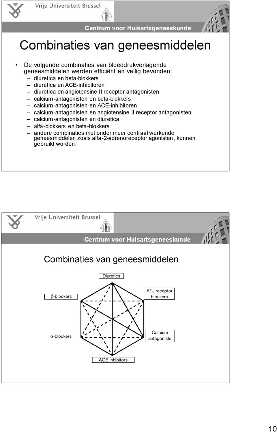 en ACE-inhibitoren calcium -antagonisten en angiotensine II receptor antagonisten calcium -antagonisten en diuretica alfa-blokkers en beta-blokkers andere