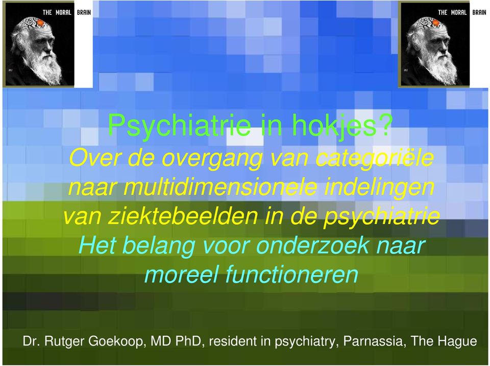 indelingen van ziektebeelden in de psychiatrie Het belang voor