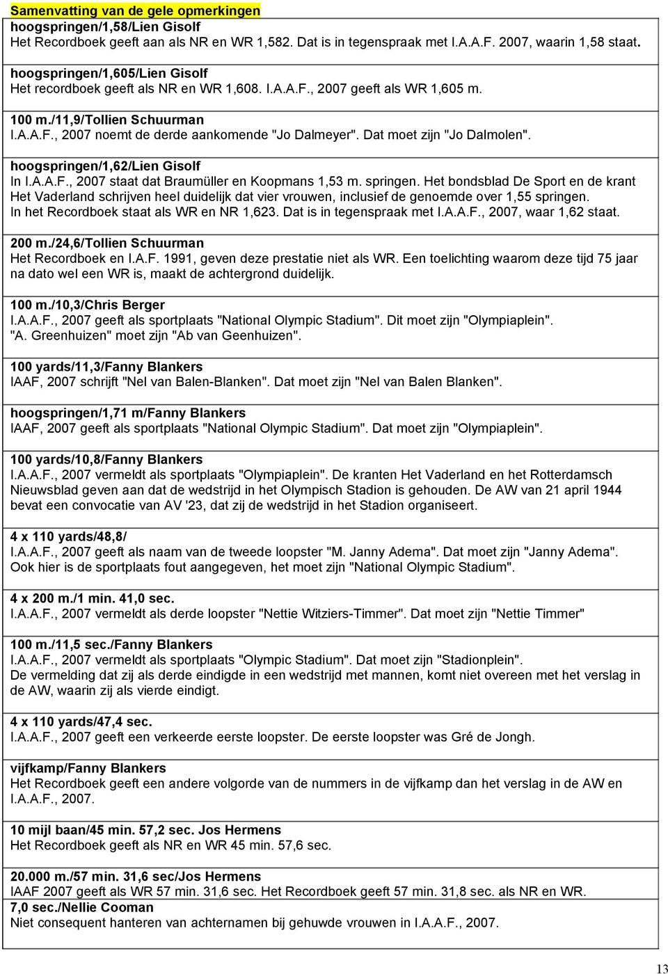 Dat moet zijn "Jo Dalmolen". hoogspringen/1,62/lien Gisolf In I.A.A.F., 2007 staat dat Braumüller en Koopmans 1,53 m. springen.