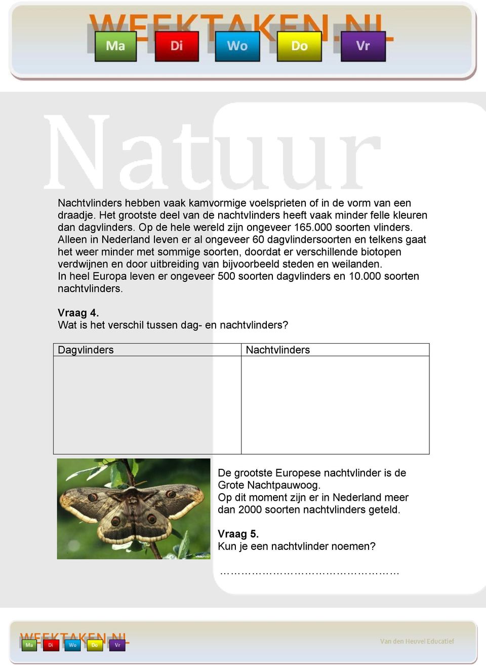 Alleen in Nederland leven er al ongeveer 60 dagvlindersoorten en telkens gaat het weer minder met sommige soorten, doordat er verschillende biotopen verdwijnen en door uitbreiding van bijvoorbeeld