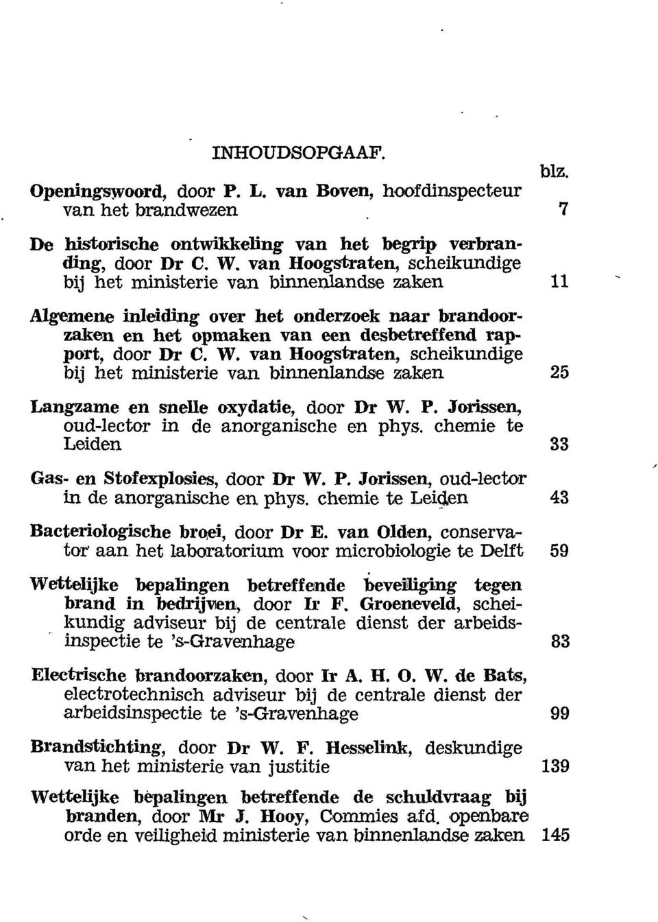 van Hoogstraten, scheikundige bij het ministerie van binnenlandse zaken 25 Langzame en snelle oxydatie, door Dr W. P. Jorissen, oud-lector in de anorganische en phys.