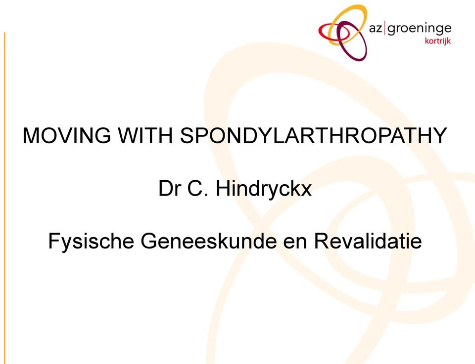 Dr C. Hindryckx