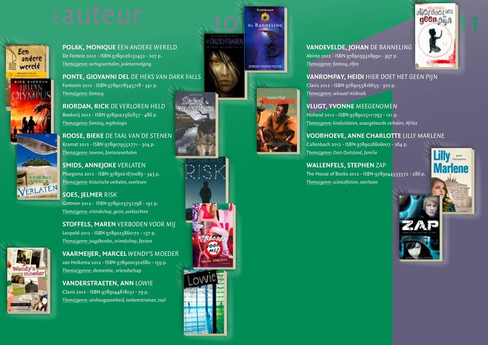 Thema/genre: fantasy Riordan, Rick De verloren held Boekerij 2012 - ISBN 9789022562857-486 p.