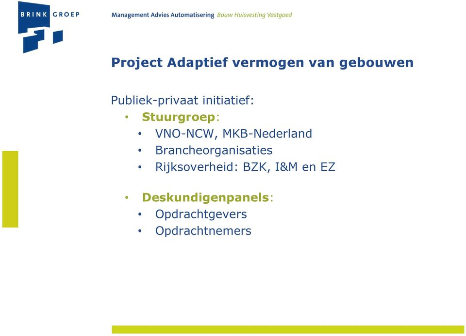 MKB-Nederland Brancheorganisaties Rijksoverheid: